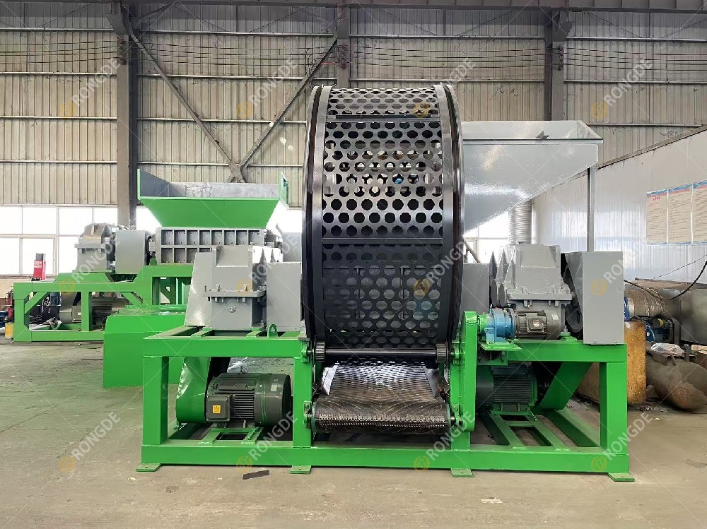 Double shaft shredder